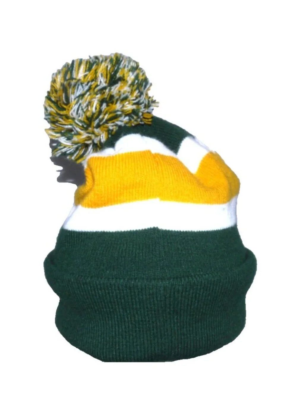 Green Bay Packers NFL 100% acrylic winter beanie hat cap Adult size '47 Brand